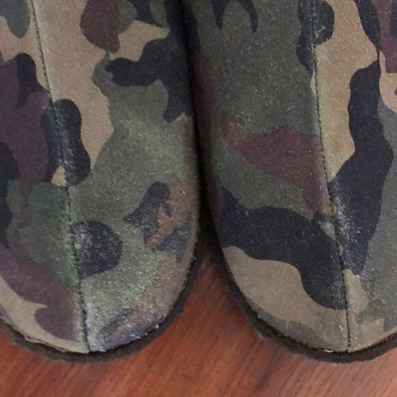 SOREL Camo Sherpa lined mule slipper youth 4 - Picture 3 of 10